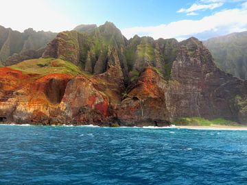 Droomkust op een eiland in Hawaii van Thomas Zacharias