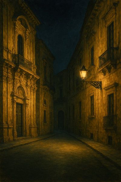 Lecce’s Nighttime Glow – The Silence of Baroque Gold by Travel Shop