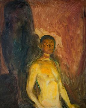 Self-Portrait in Hell, Edvard Munch