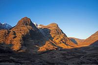 Glencoe-gebergte, Lochaber, Highland, Schotland, Verenigd Koninkrijk