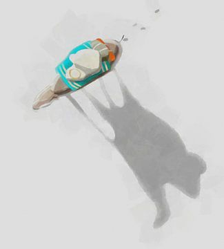 Lonely caravan by Richard Laschon