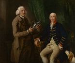 Porträt von William Anne Hollis und Thomas Clutterbuck, Thomas Gainsborough von Meisterhafte Meister Miniaturansicht