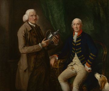 Porträt von William Anne Hollis und Thomas Clutterbuck, Thomas Gainsborough