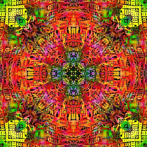 Mandala Liquidlight 2 by Arno Rollenberg