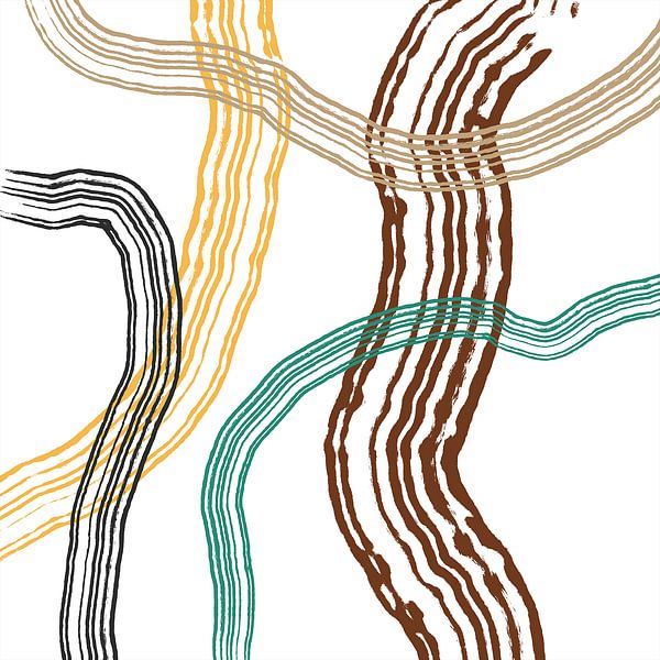 Abstract Lines game version 2 by Pim Haring