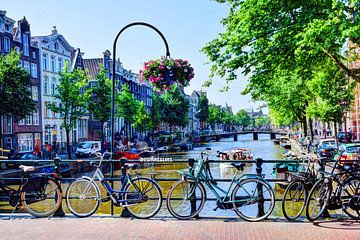 Inner city of Amsterdam Netherlands