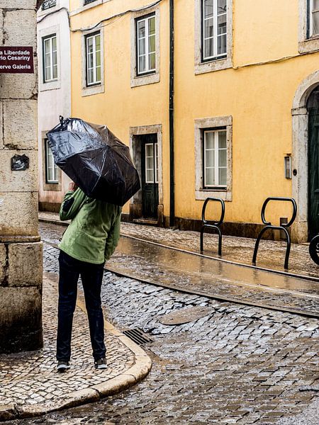 Rain in Lisbon by Dirk Rüter