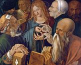 Albrecht Dürer.Jesus zwischen den Ärzten von 1000 Schilderijen Miniaturansicht