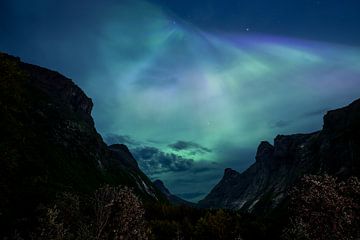 Noorderlicht boven Trollstigen