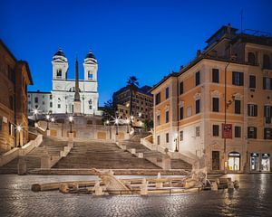 Scalinata di Trinità dei Monti - Fontana della Barcaccia van Teun Ruijters