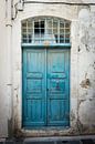 Blauwe oude houten deur in Kreta | Reis- & Straatfotografie van Diana van Neck Photography thumbnail