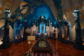 Heaven of the gods: Mystical Buddha in the canopy of stars by NZME Photography