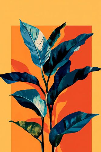 Plant op sinaasappel