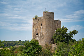 A view of the Arnstein Castle ruins by Andreas Völkel