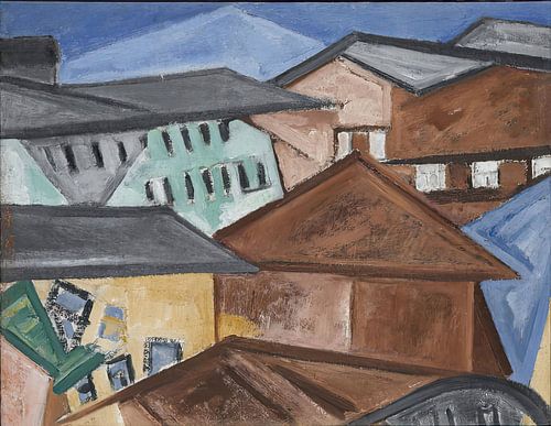Olga Rozanova - Cityscape (Roofs)