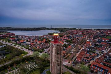 Drone foto Kreek & Duin Westkapelle van MSP Canvas