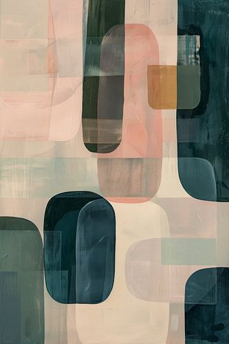 Harmonious geometry in soft tones