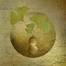 Ginkgo. Balans. Groen en brons. van Alie Ekkelenkamp thumbnail