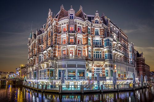 Zonsondergang Amsterdam Hotel De L'Europe