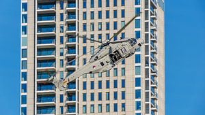 NH-90-Hubschrauber während der Welthafentage 2025.