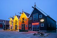 Maisons colorées au port de Zoutkamp par Henk Meijer Photography Aperçu