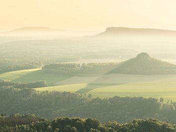 Kipphorn view, Saxon Switzerland, to Zirkelstein