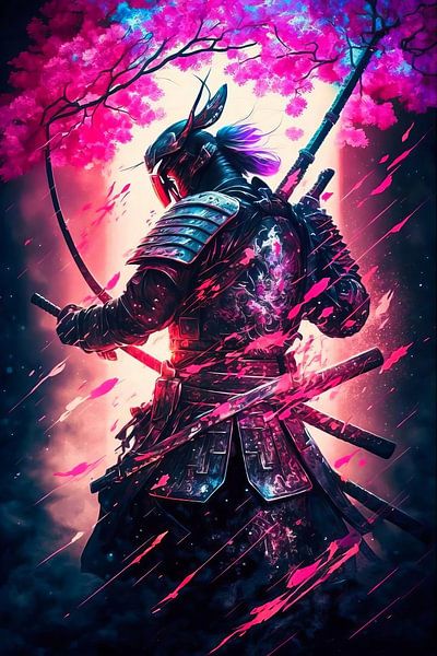 Lame de Sakura et flamme par hanzo afthar