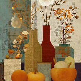 Frisches Blumenarrangement von Blickfänger Gemälde