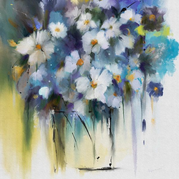 Summer bouquet by annemiek art