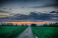 Lever de soleil sur le Low Aalburgerweg