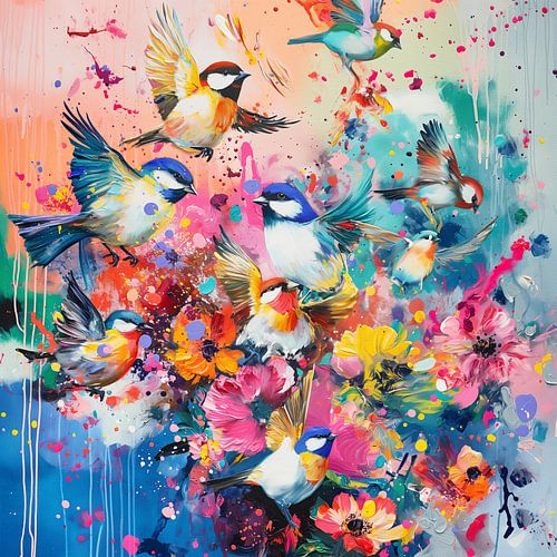 Vogelvlucht van de lente