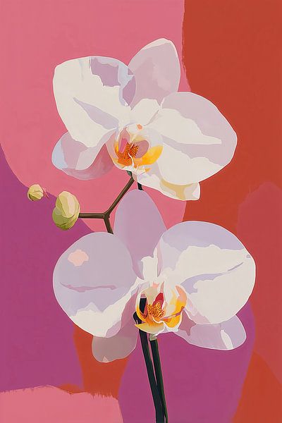 Orchidée dans le résumé n° 4 par Studio BB