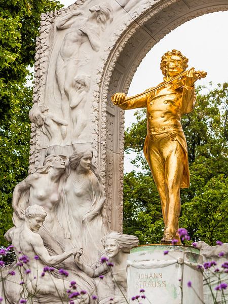 Johann Strauss Monument in Vienna by Werner Dieterich