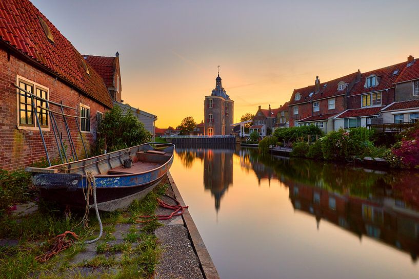 Atmospheric Enkhuizen at sunset by Jenco van Zalk
