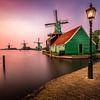 Zonsondergang Zaanse Schans von Patrick Rodink