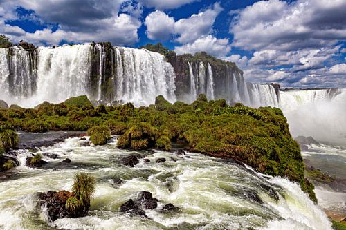 De watervallen van Iguazu tussen Argentinië en Brazilië
