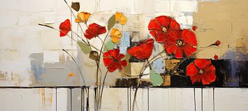 Abstracte bloemen van ARTEO Schilderijen