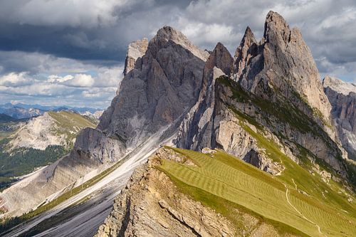 Seceda in the Dolomites.