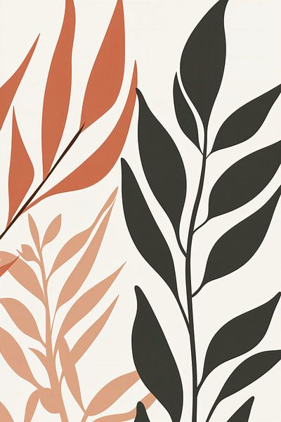 Boho-Blattkunst iv von Studio BB