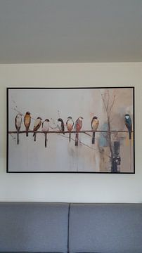 Klantfoto: Vogels op een tak van Studio Allee