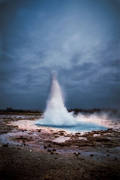 Strokkur Geysir Island von Cindy Dijksman