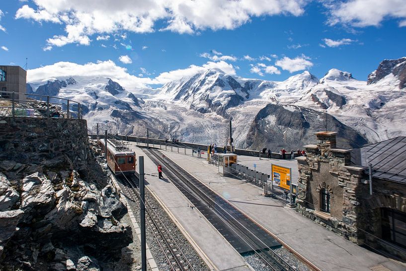 Gare de Gornergrat Matterhorn Express Suisse par Alida Stam-Honders