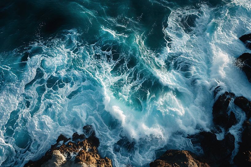 Über dem Meer von fernlichtsicht