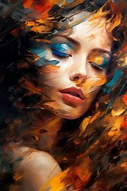 Porträt einer Frau von Richards Fine Art