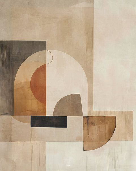 Minimalistisch geometrisch concept van Angel Estevez