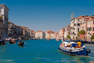 Canals and Sea in Venice Italy