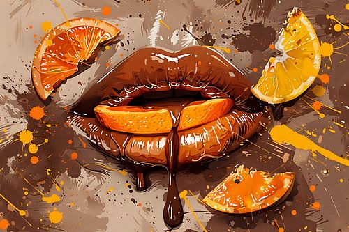 Oranje Chocolade Lippen Nr. 1