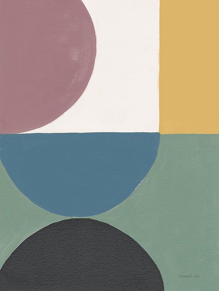 Kleurrijke retro abstract v, Danhui Nai van Wild Apple