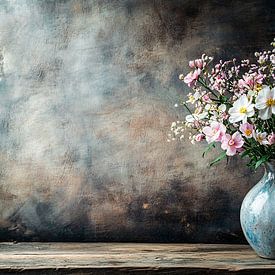 Elegant flower vase in rustic style by Imperial Art House