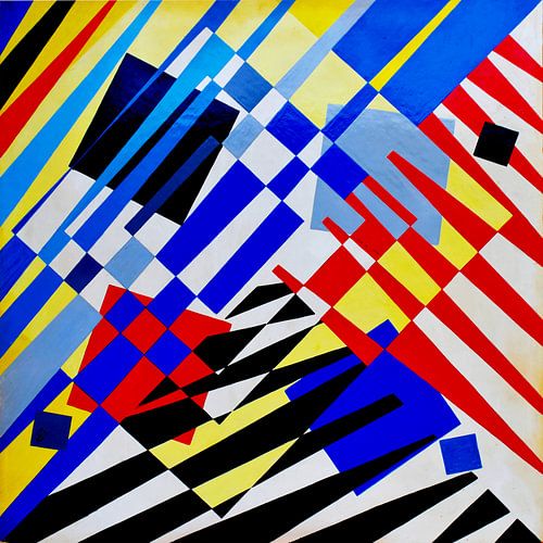 EH PAINTING ART 1999 #0011 Gevecht Liveliness